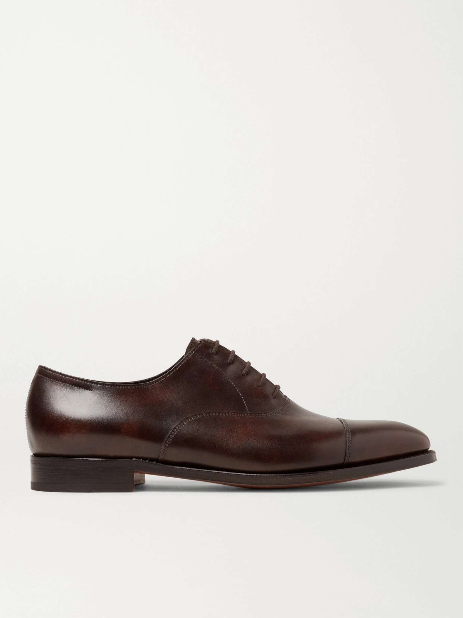 City II Burnished-Leather Oxford Shoes - 1