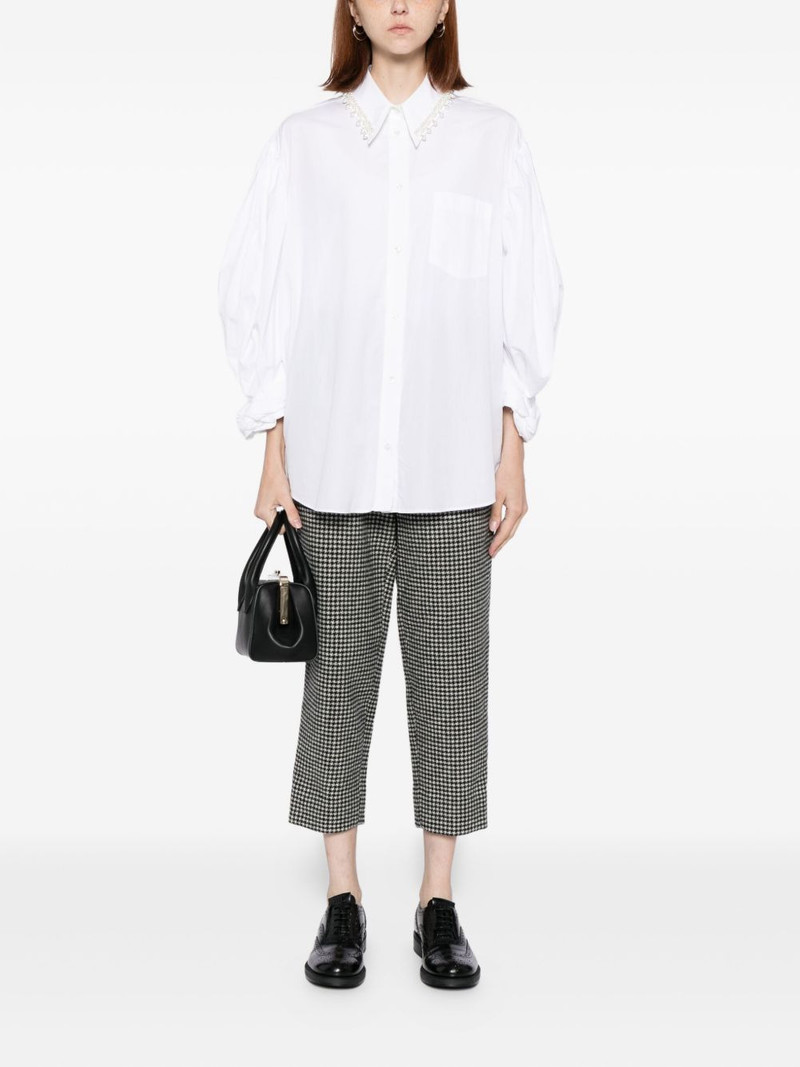 BLACK COMME des GARÇONS houndstooth trousers outlook