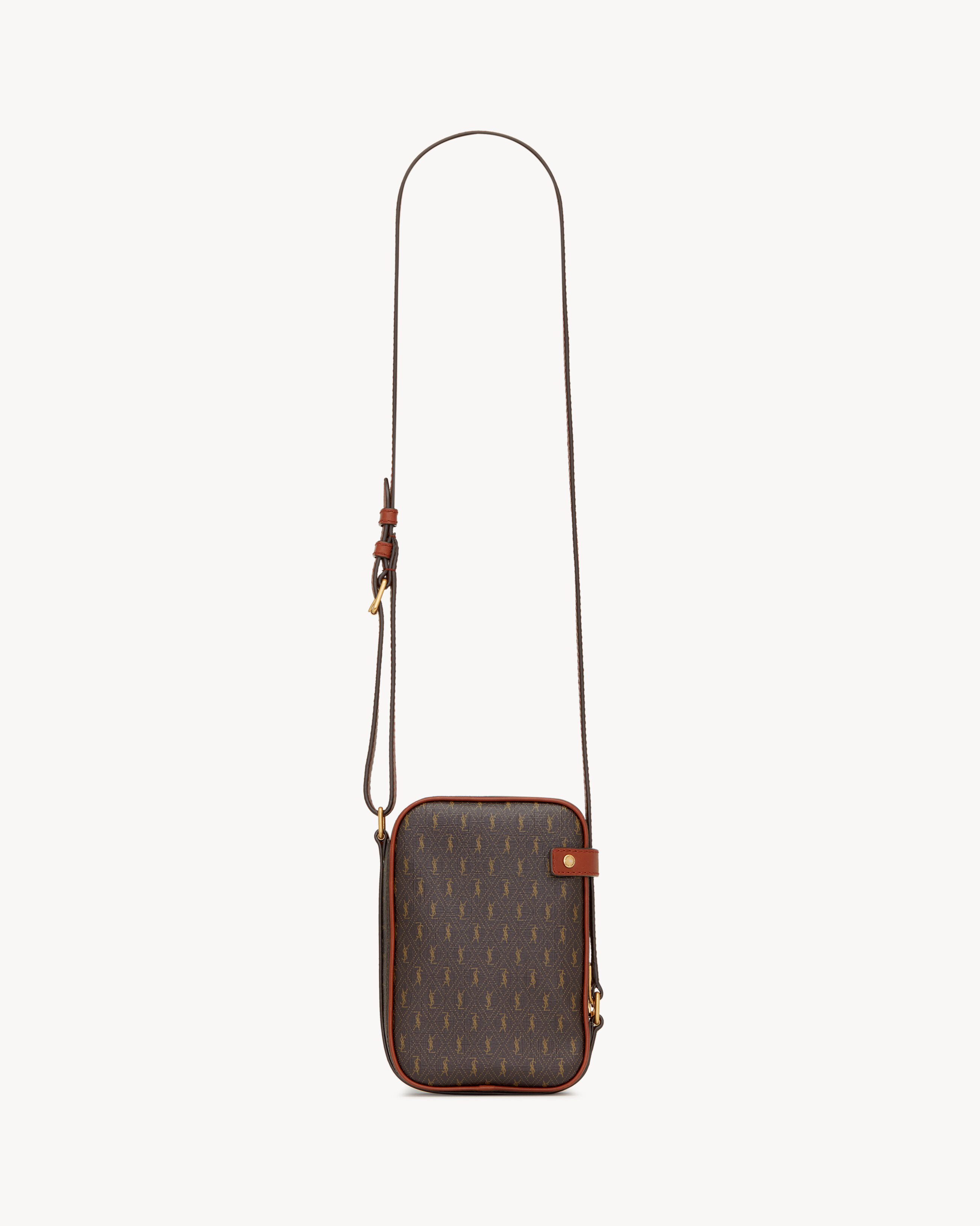 LE MONOGRAMME CROSSBODY POUCH IN CASSANDRE CANVAS AND SMOOTH LEATHER - 2