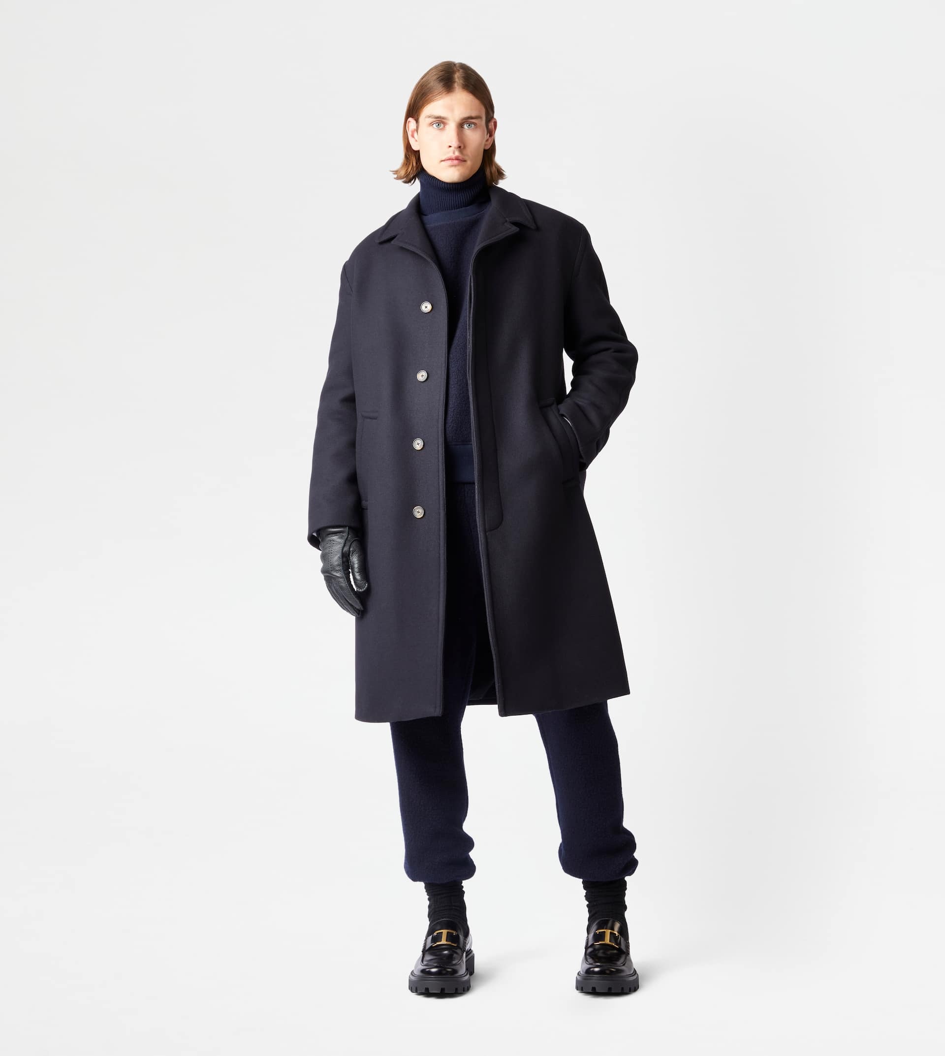 TOD'S COAT OVER - BLUE - 2