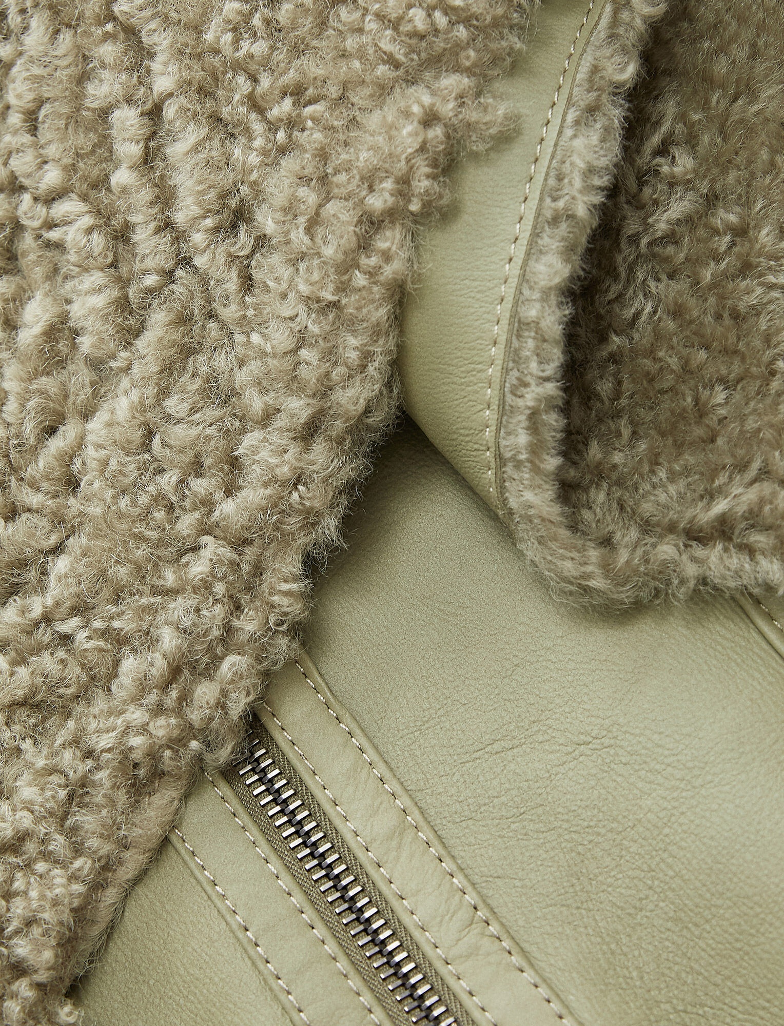 Reversible Shearling Cosser Coat - 6