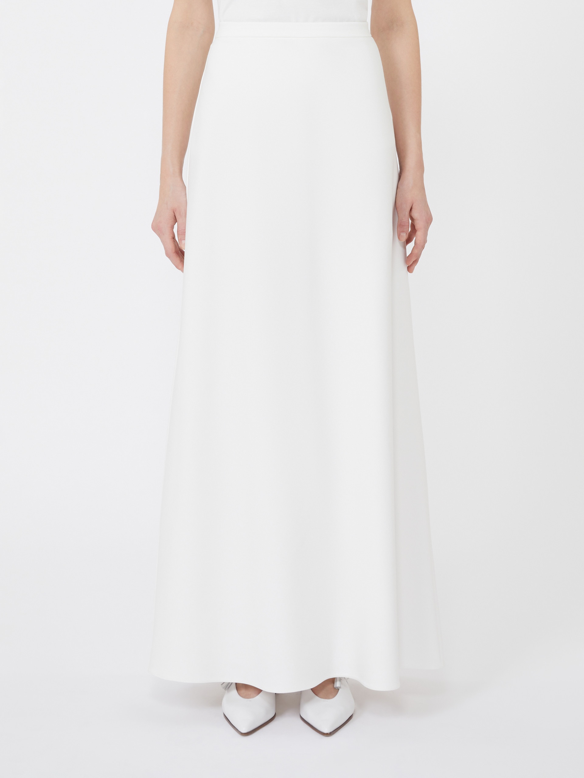 VERNICE Long compact jersey skirt - 3