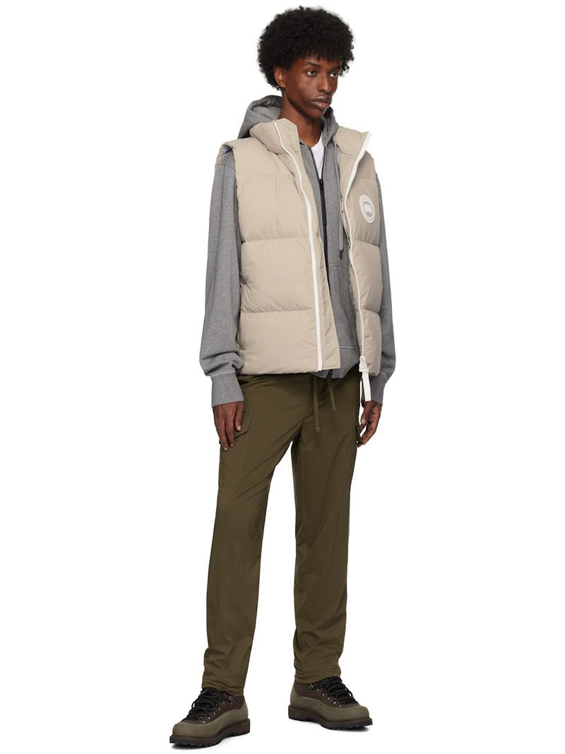 Canada Goose Beige White Label Lawrence Down Vest outlook