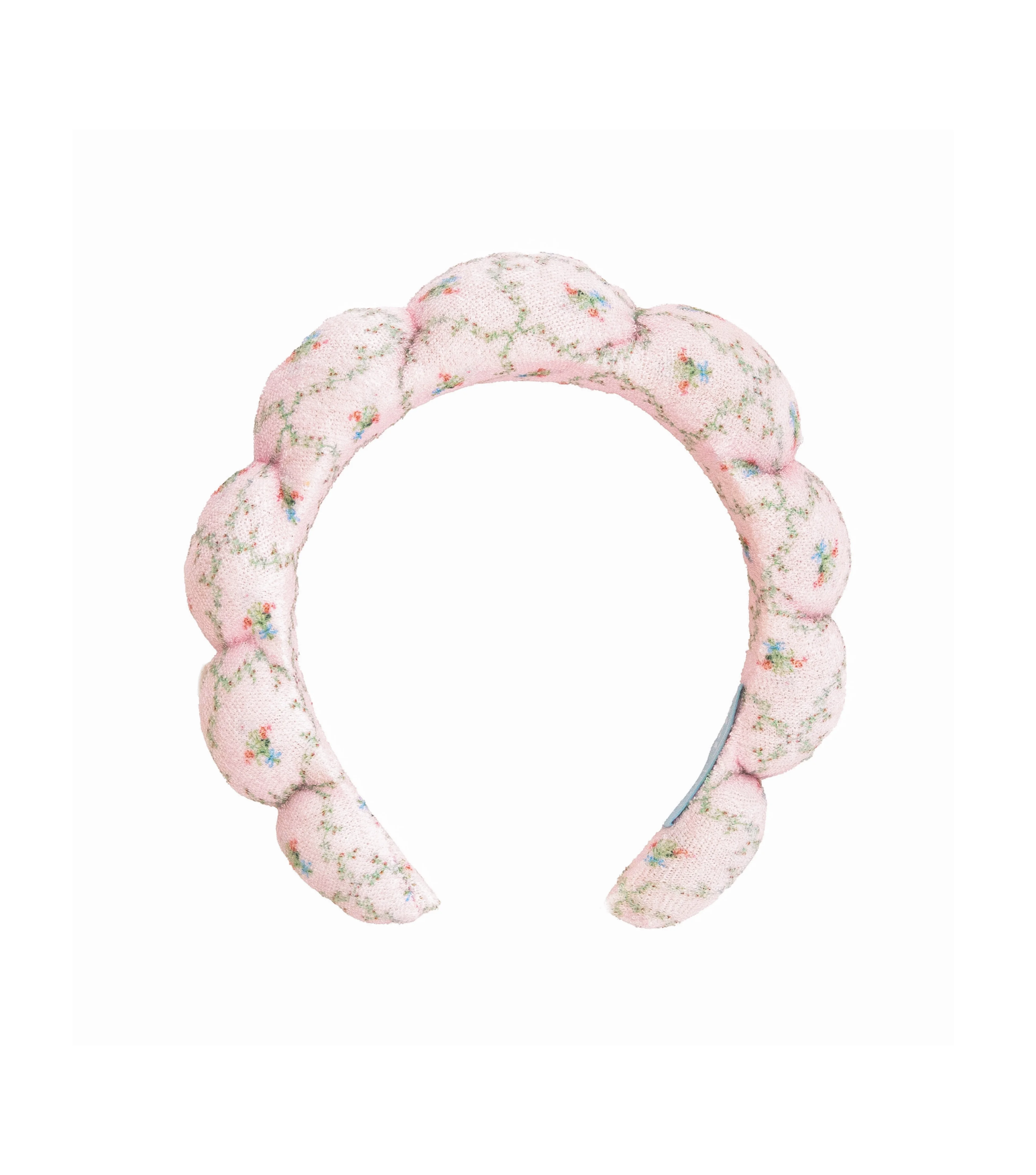 Hill House x Wet Brush Terry Scalloped Headband - Pink Trellis - 1