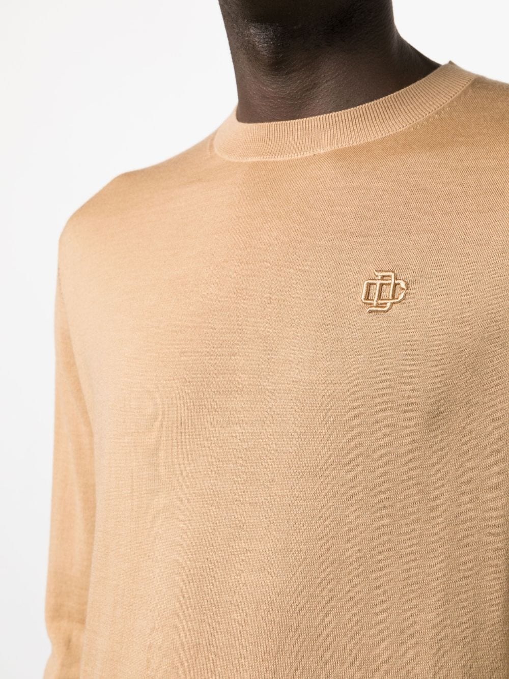long-sleeved virgin wool sweatshirt - 5