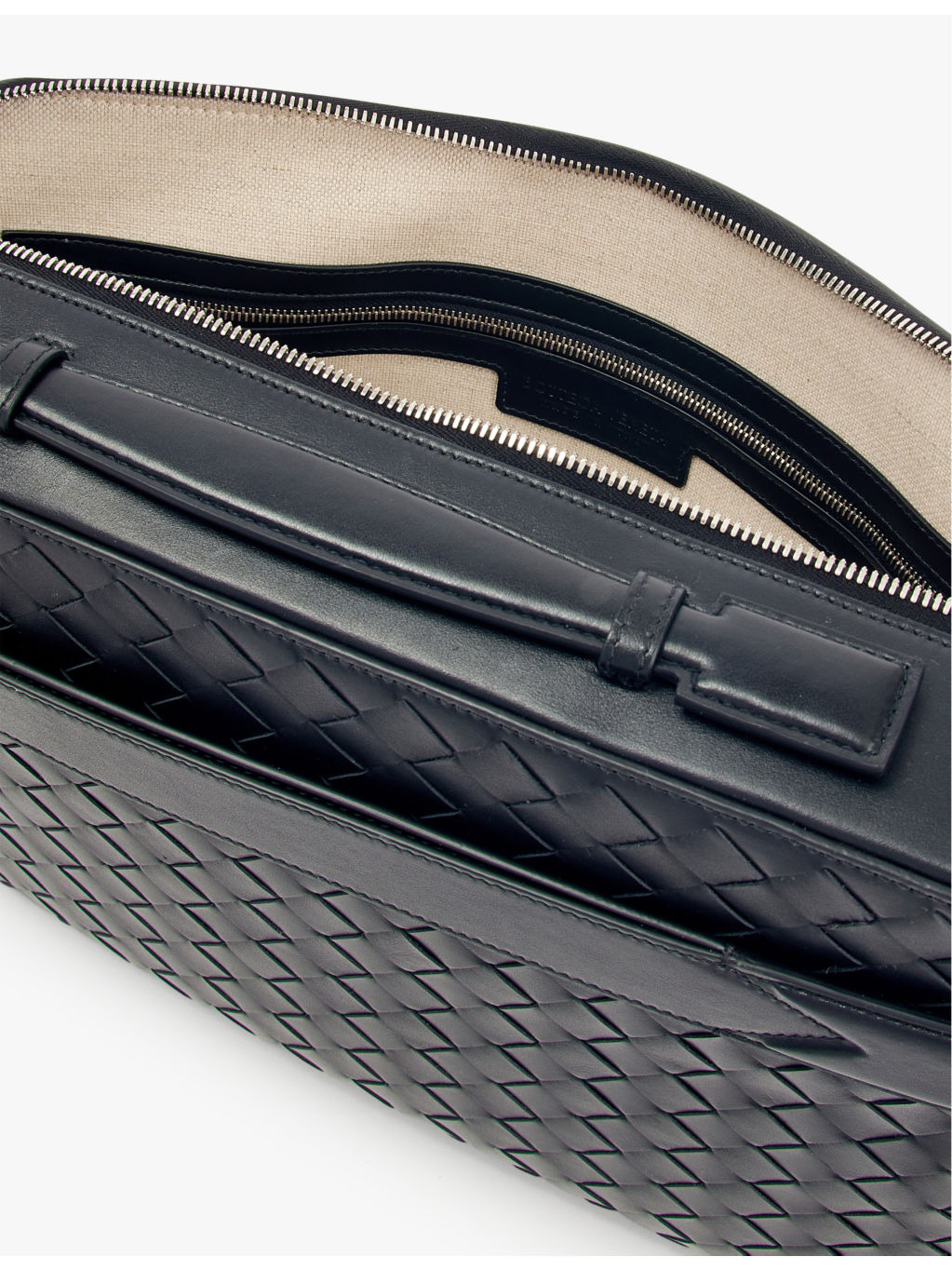 Intrecciato leather briefcase - 5