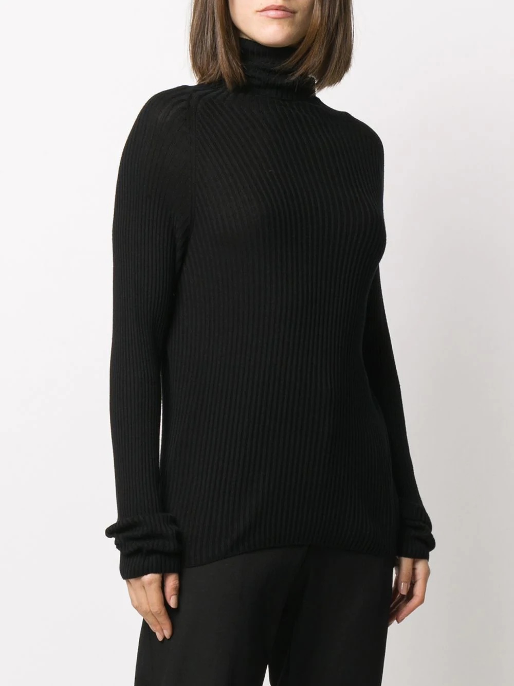 high neck knitted jumper - 3