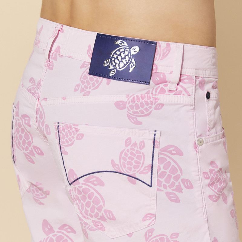 Men Bermuda Shorts Resin Print Ronde des Tortues 7