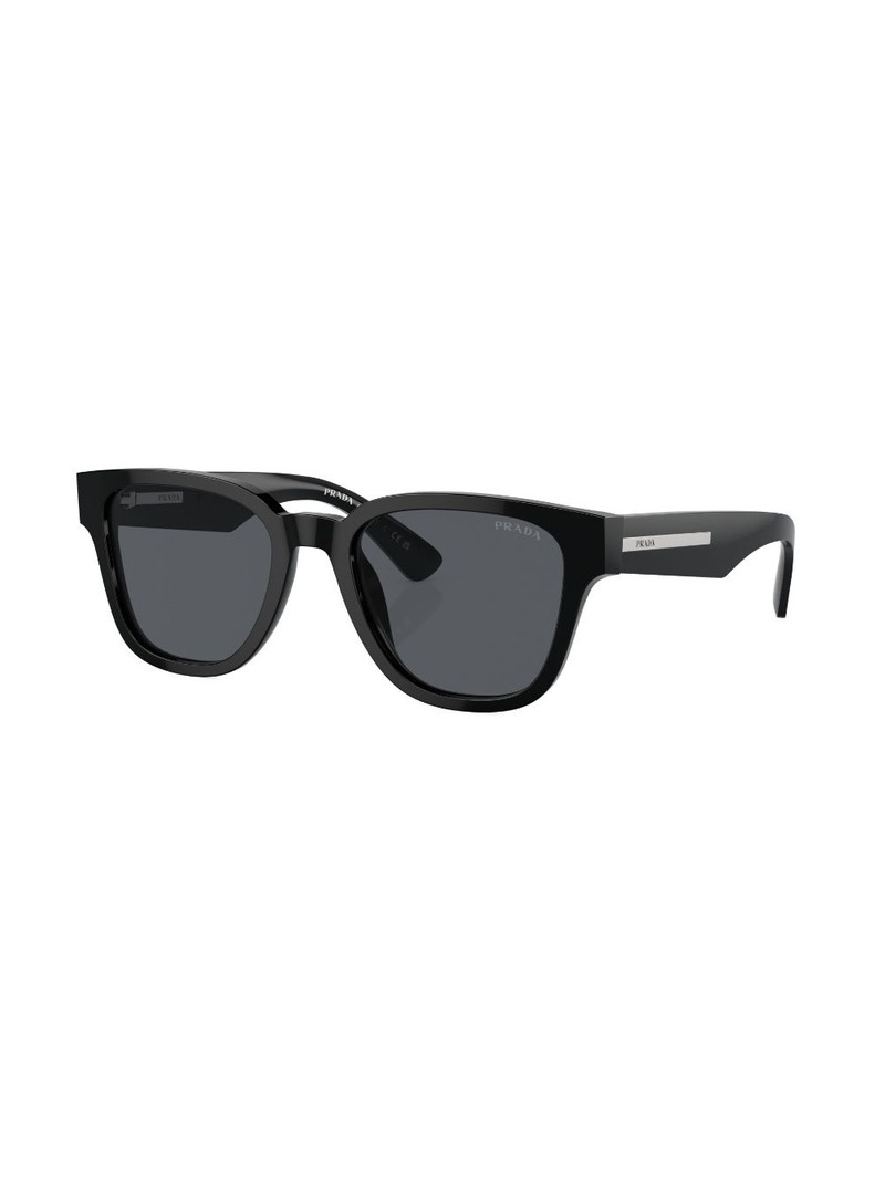 Prada logo-lettering D-frame sunglasses outlook