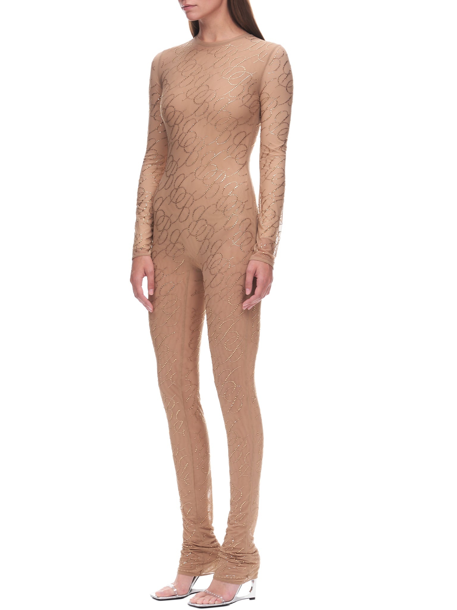 Rhinestone Catsuit - 2