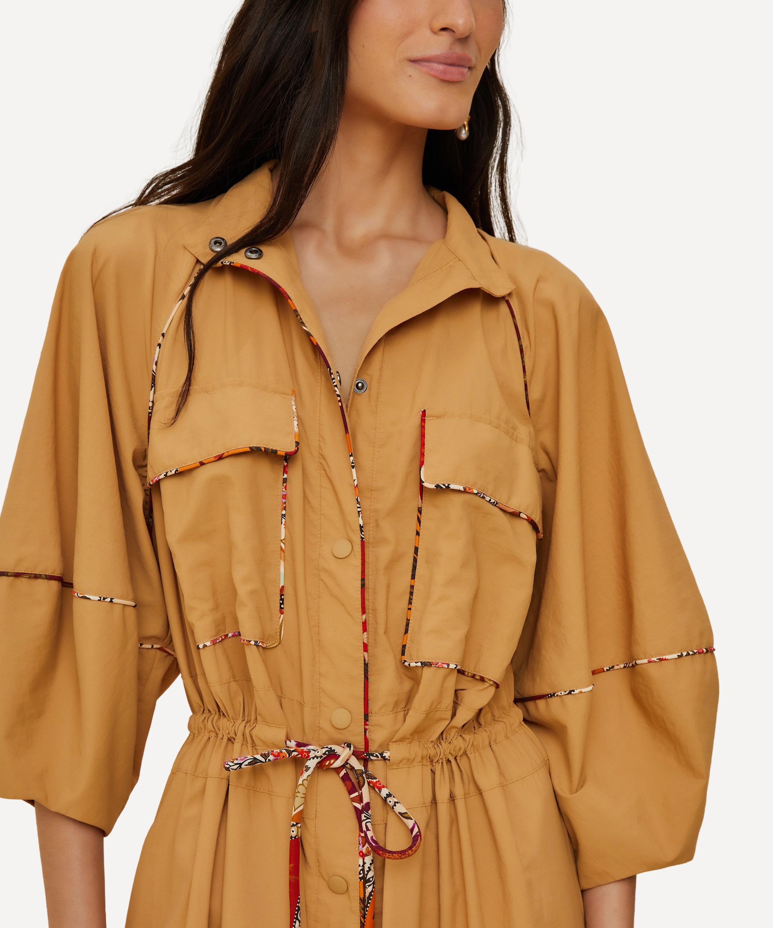 Caramel Chemise Midi Dress - 3