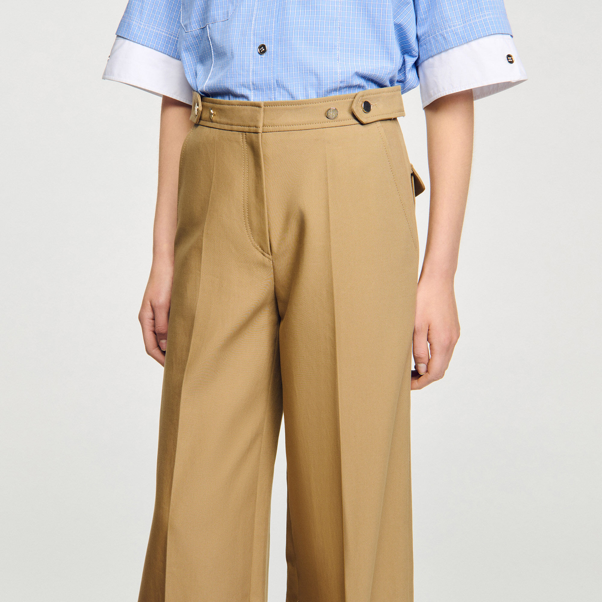 COTTON SUIT TROUSERS - 3