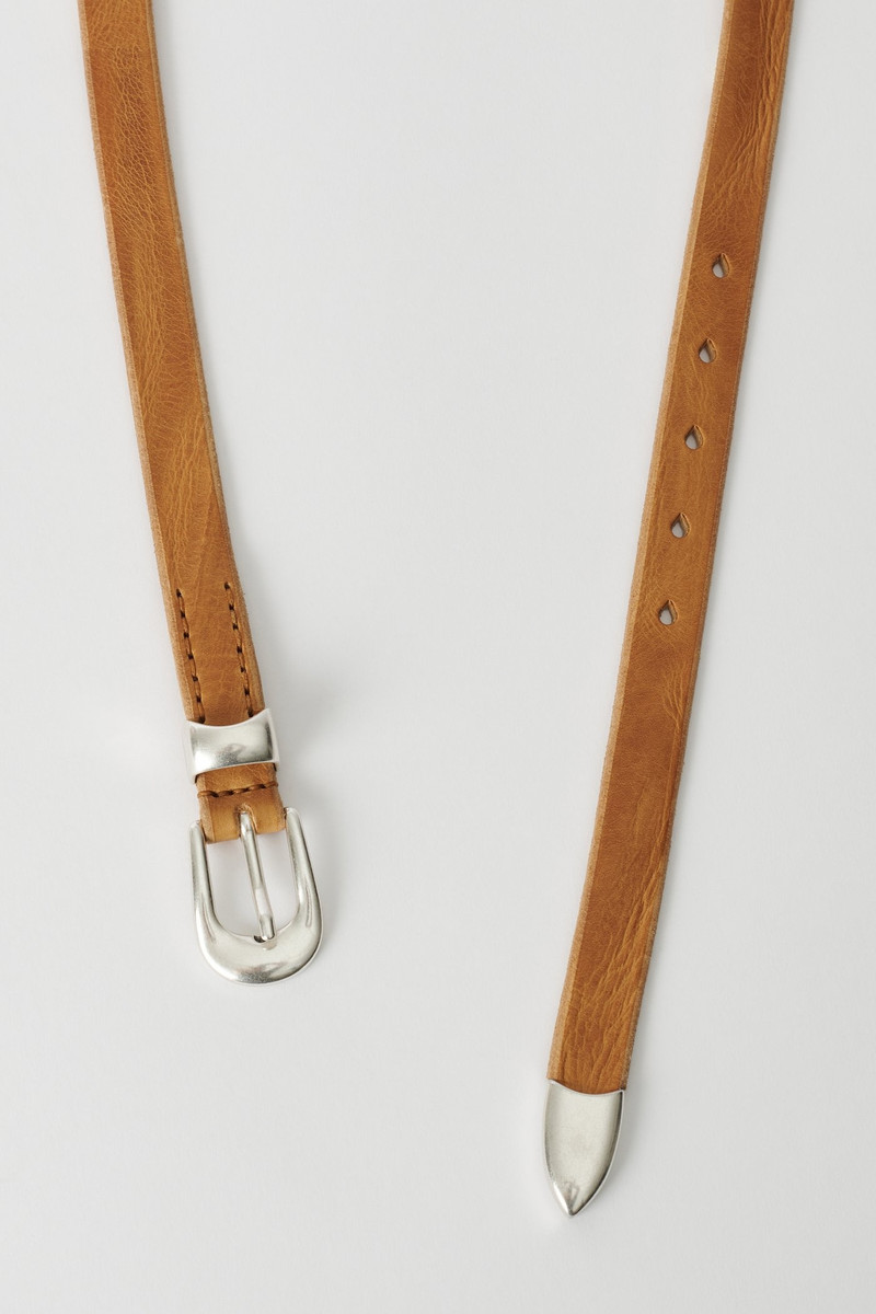Our Legacy 2 cm Belt Desert Dune Leather outlook