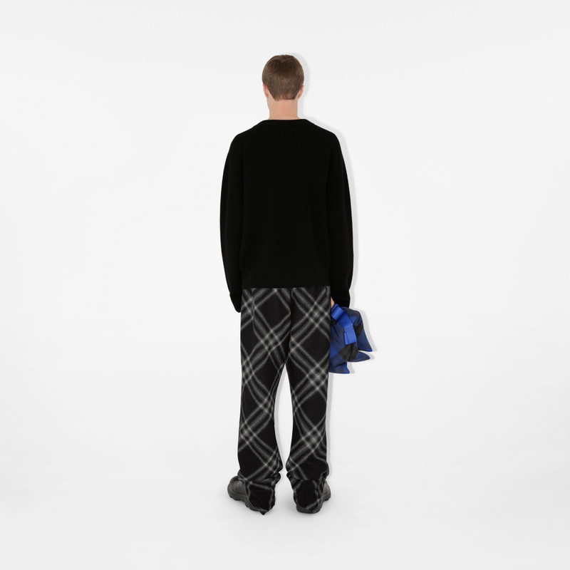Rib Knit Wool Sweater 4