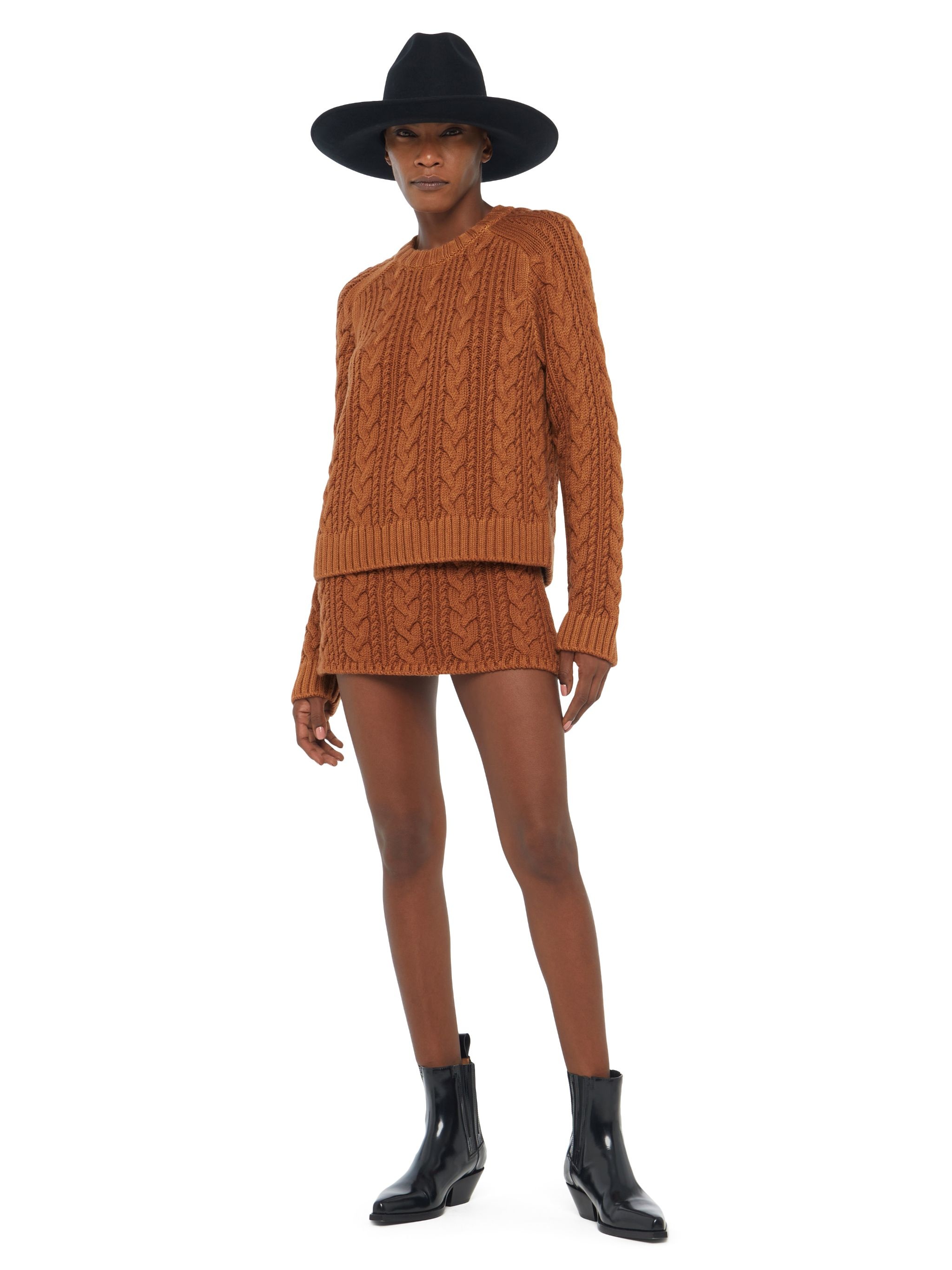 Hues Of The Desert Cable Sweater - 2