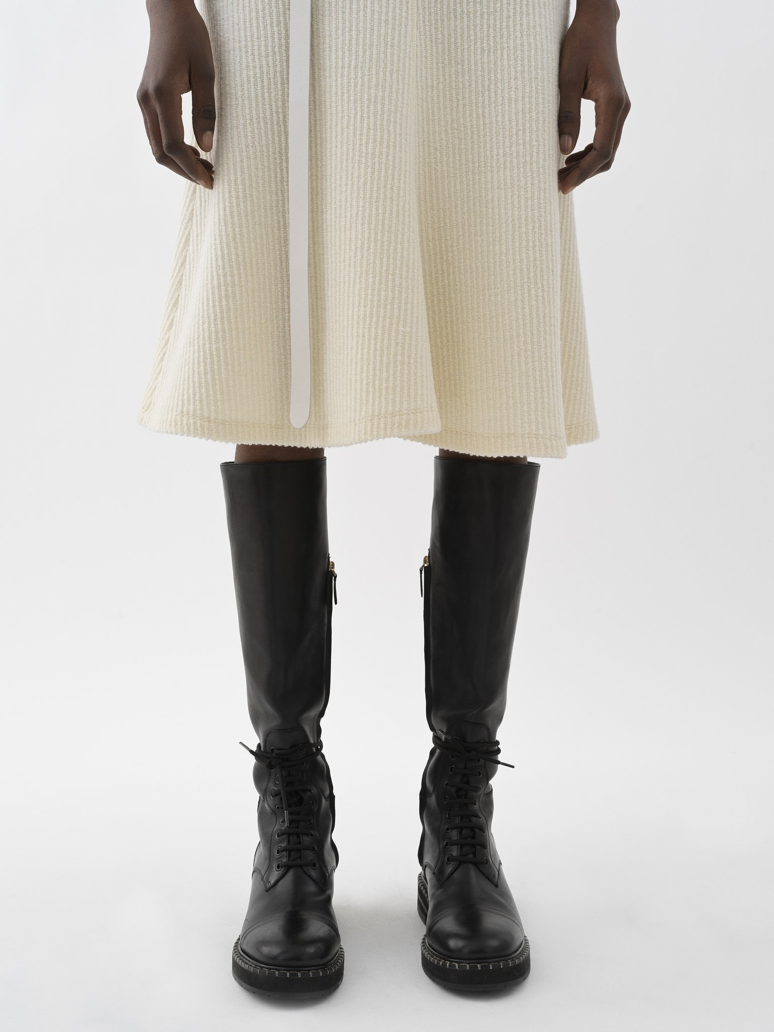 FLARED MID-LENGTH SKIRT - 6