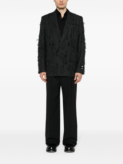 MSGM straight-leg tailored trousers outlook