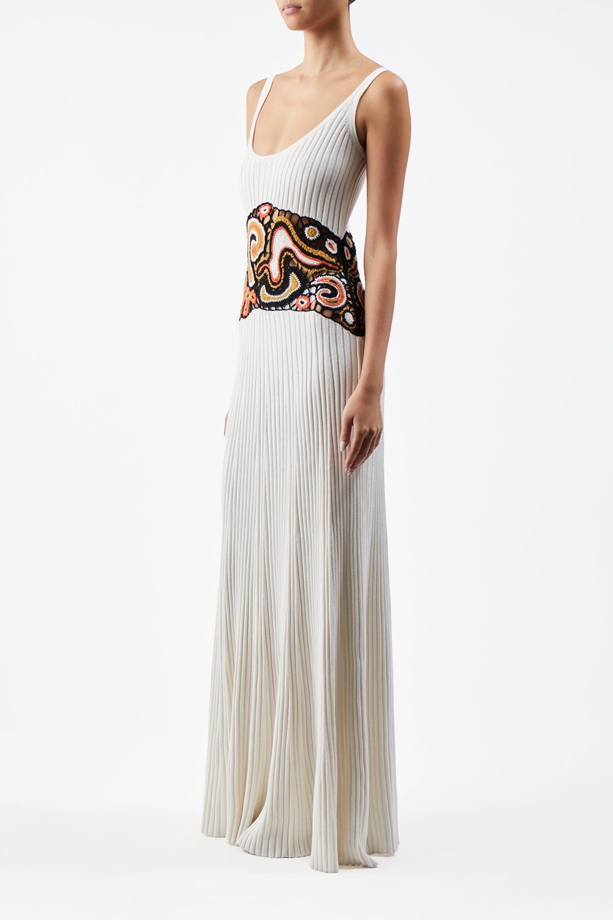 Mila Dress in Silk Cashmere - 4