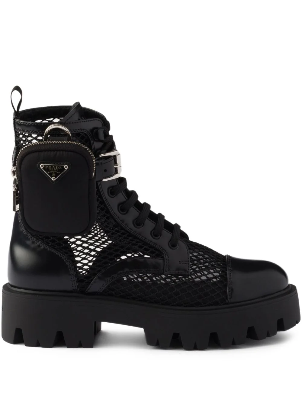 Monolith mesh pouch combat boots - 1