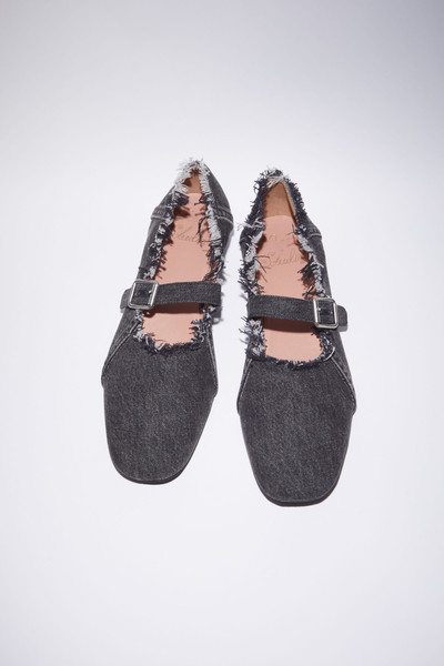 Acne Studios Denim shoes - Faded black outlook