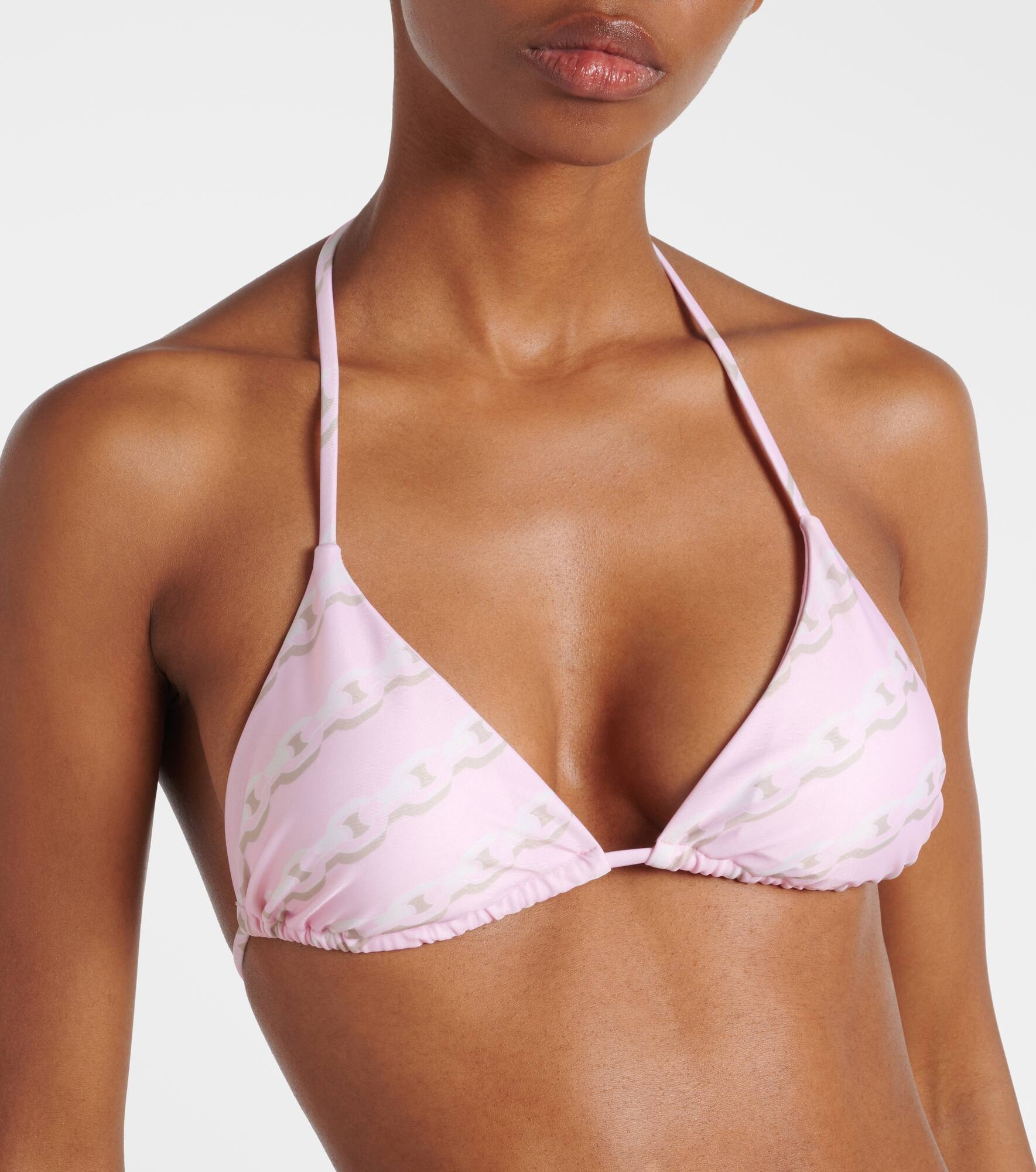 Printed bikini top - 4