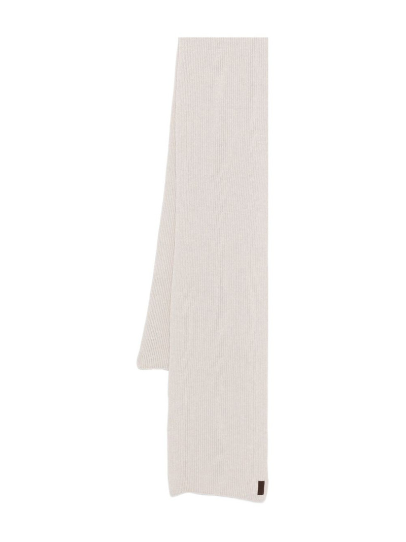 ribbed-knit scarf 1
