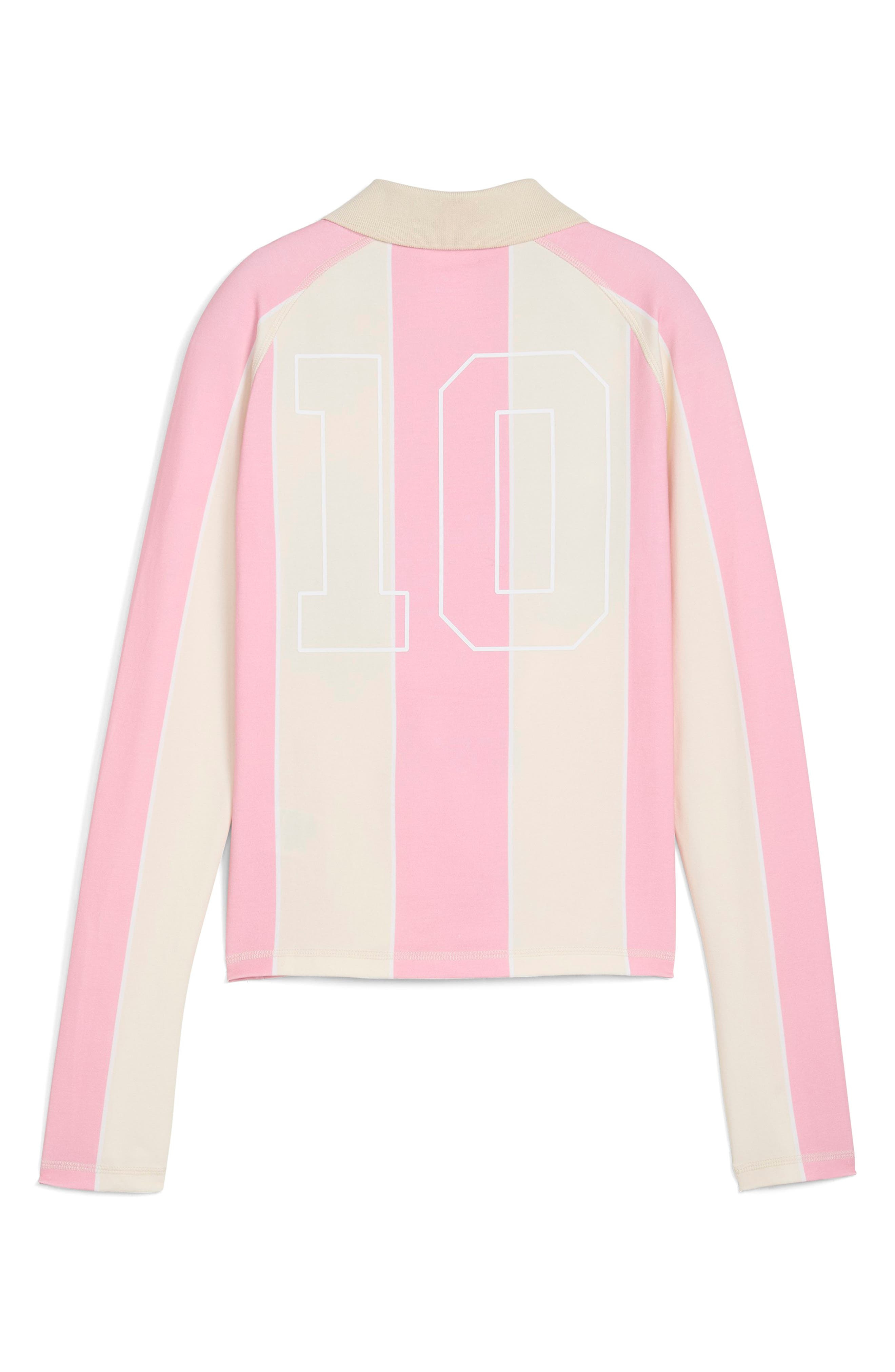 PUMA x KidSuper Long Sleeve Cotton Goalie Jersey in Poised Pink at Nordstrom - 5