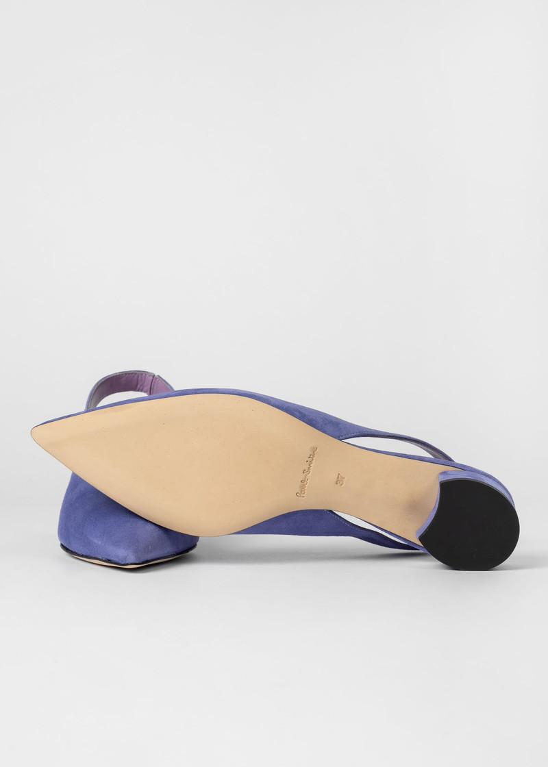 Paul Smith Suede 'Enid' Slingback Heels outlook