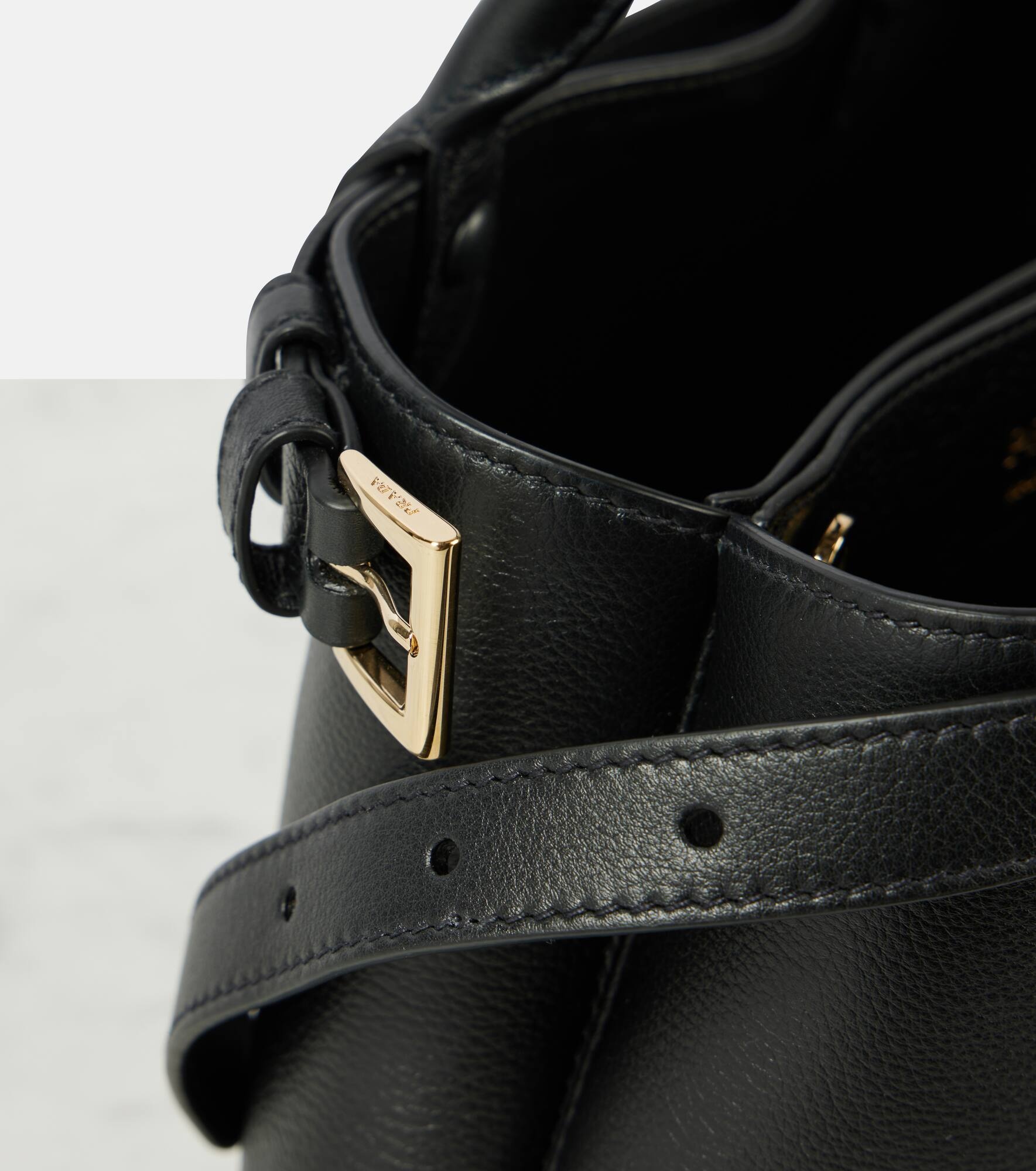 Prada Buckle Small leather tote bag - 6