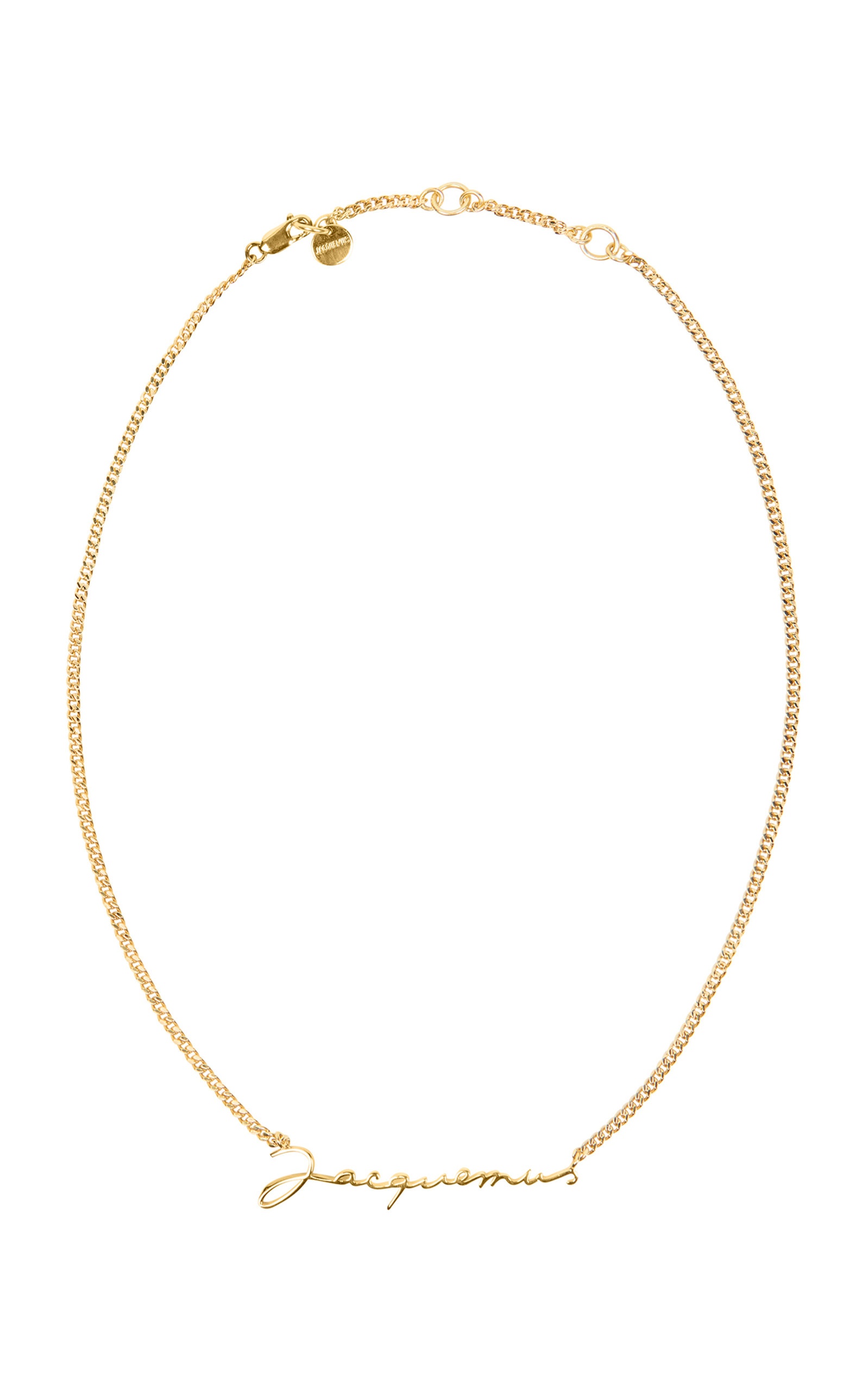 Logo Gold-Tone Chain Necklace gold - 1