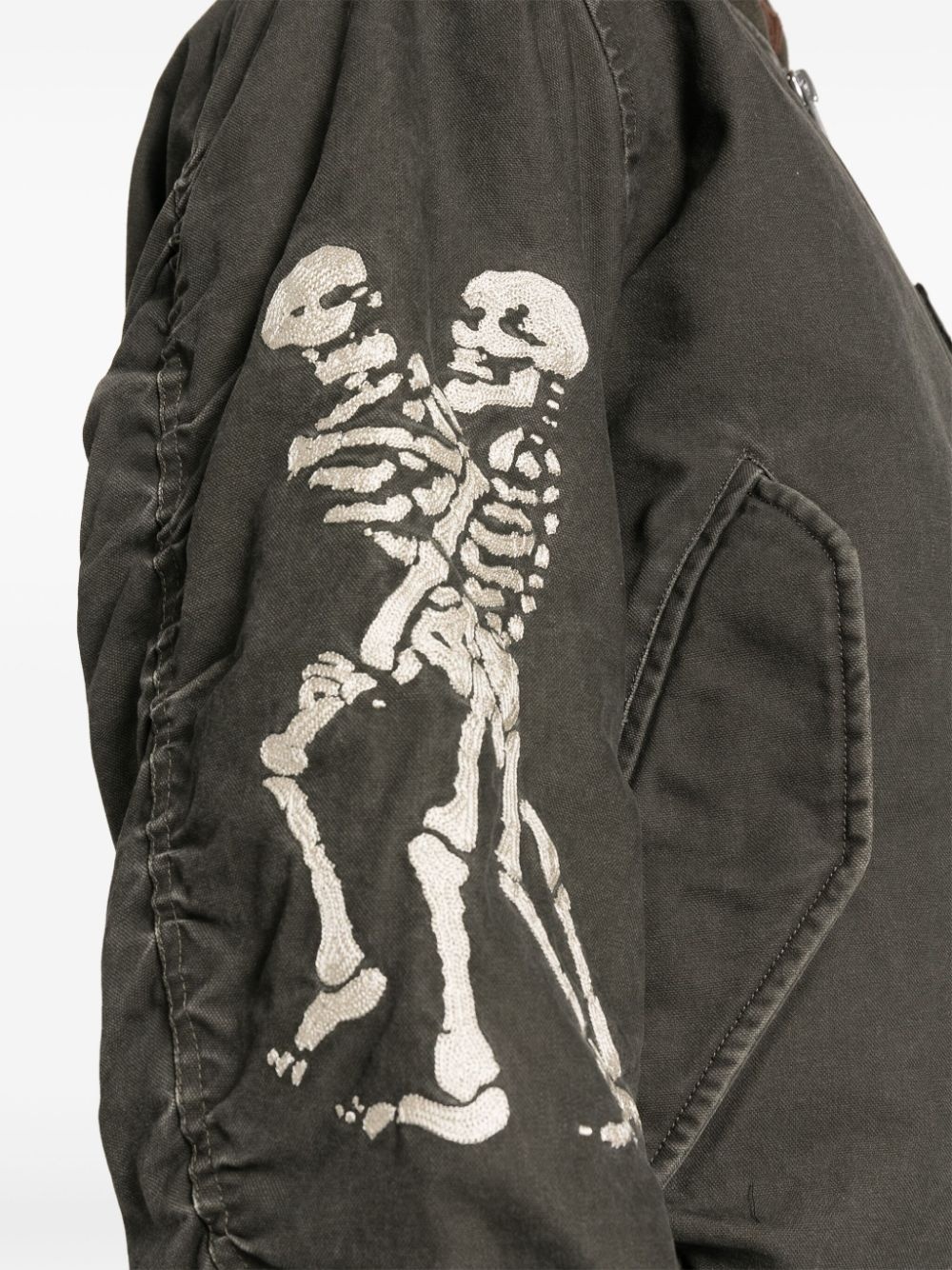 Horizon Skeletons cotton bomber jacket - 6