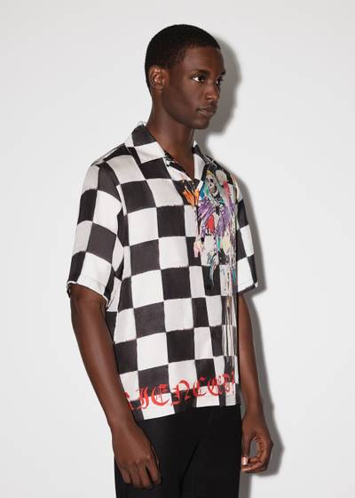 AMIRI WES LANG SKULL BOWLING SHIRT outlook