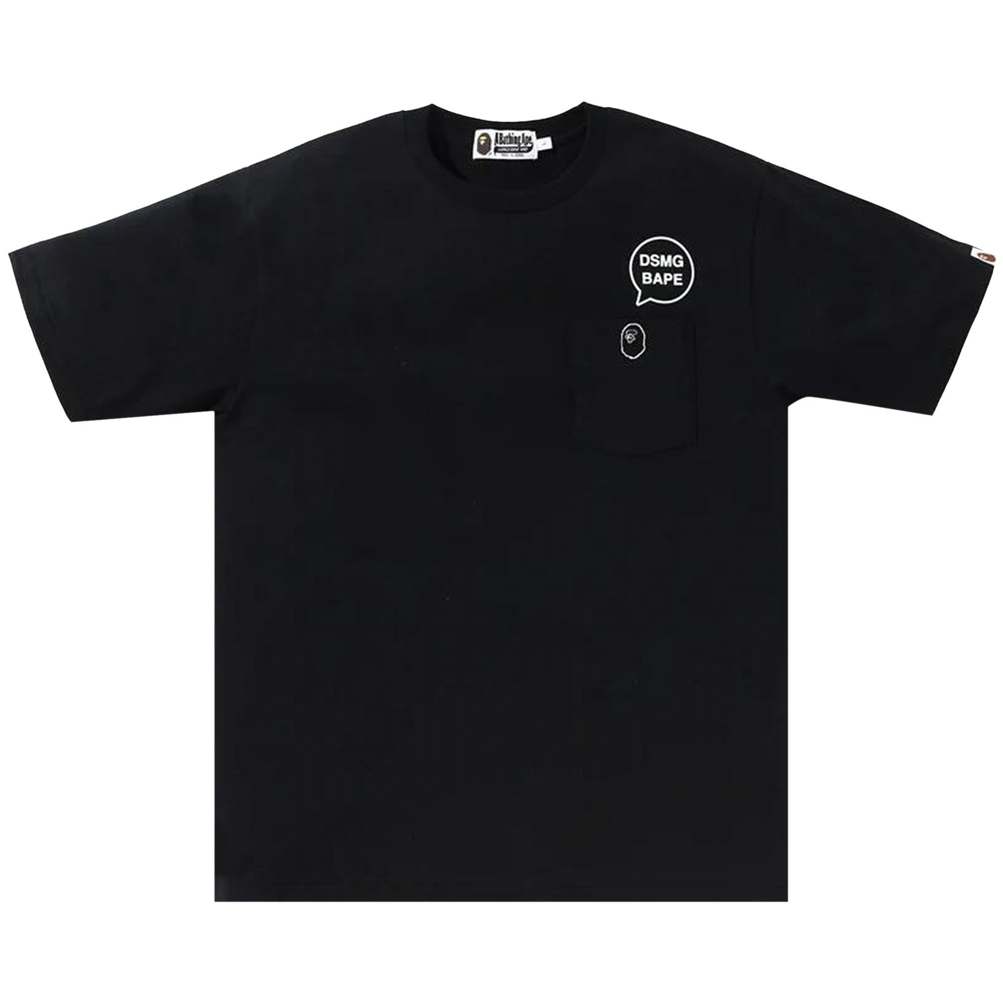 BAPE x DMSG Pocket Tee 'Black' - 1