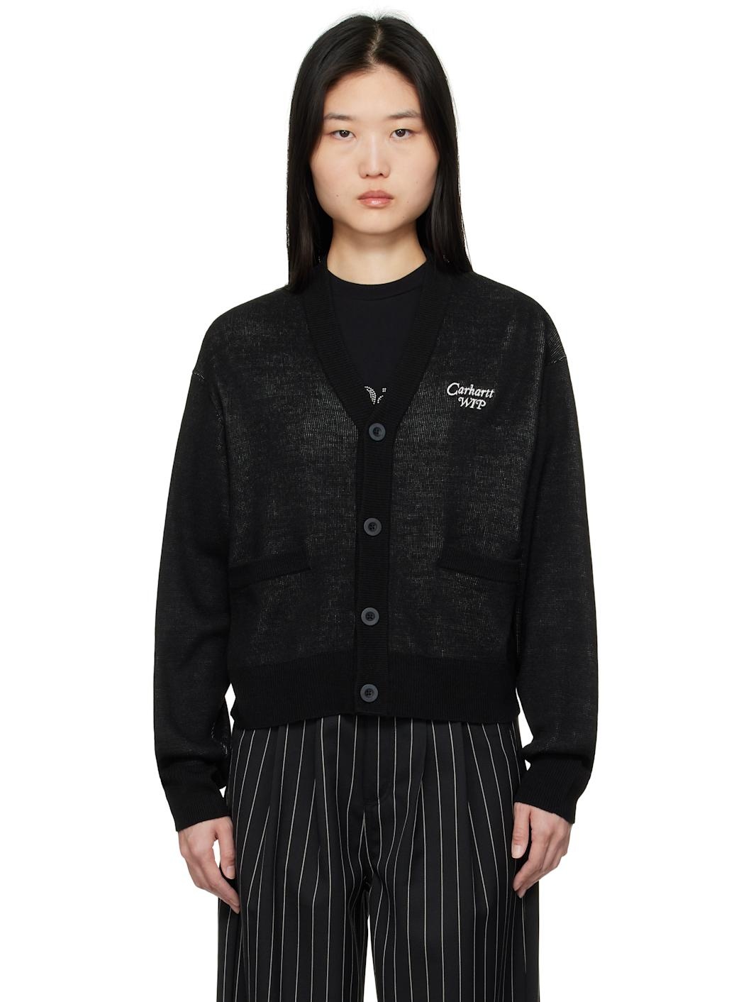Black 'Harttbreaker' Cardigan - 1