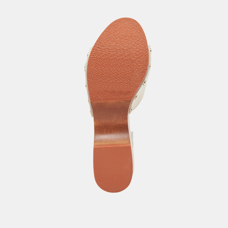 YALAH HEELS OFF WHITE LEATHER 12