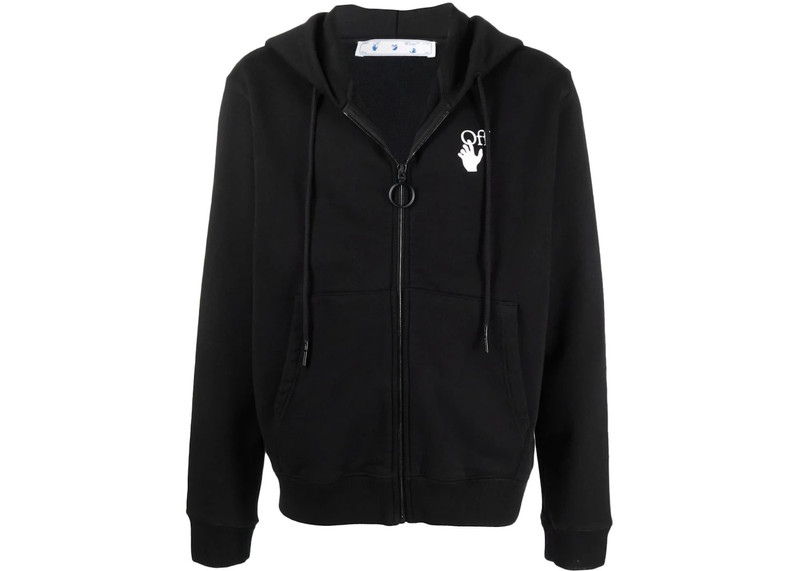 Off-White OFF-WHITE Gradient Arrows Hoodie Black outlook