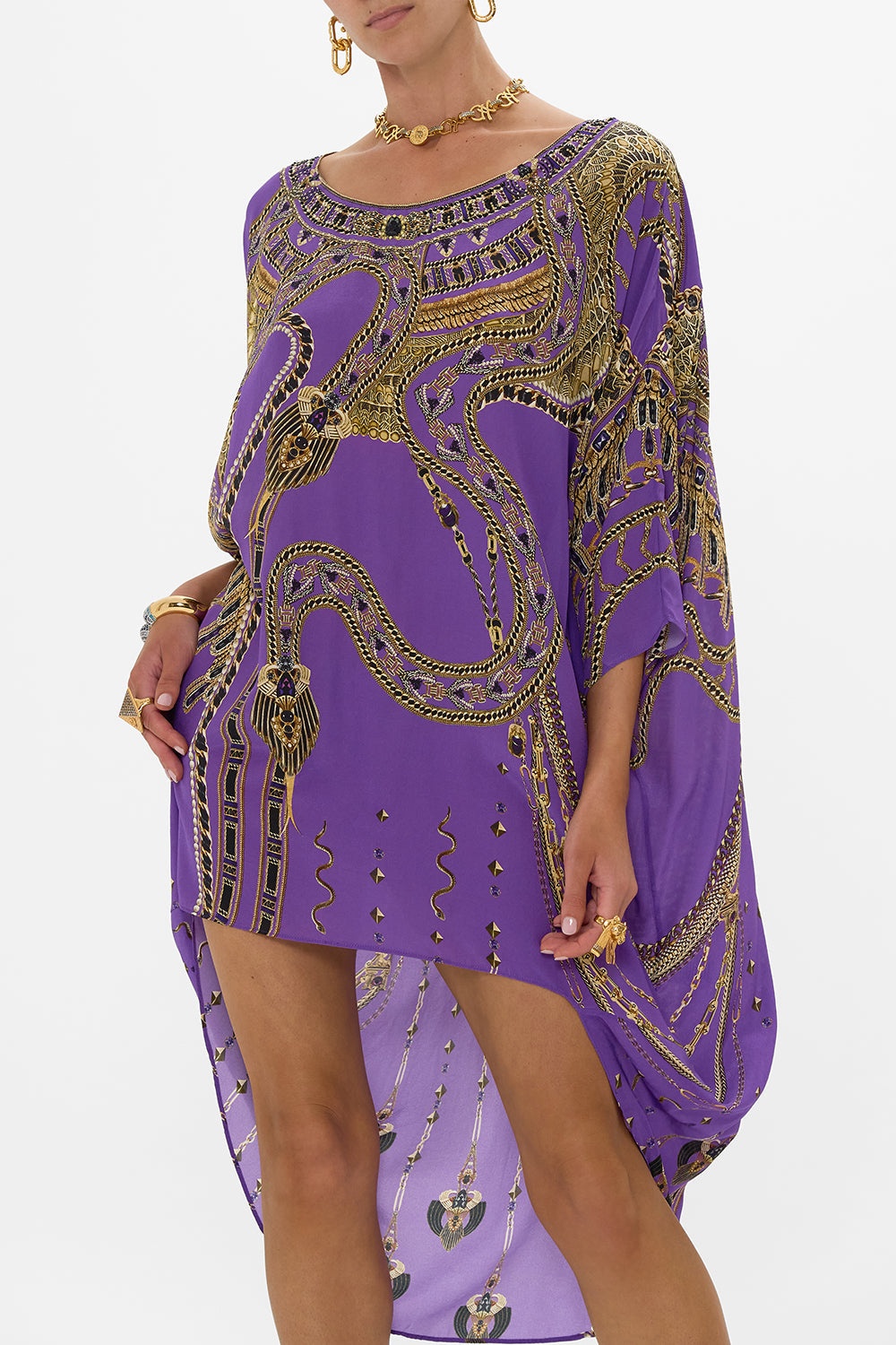 SCOOP BACK HEM DRESS - 6