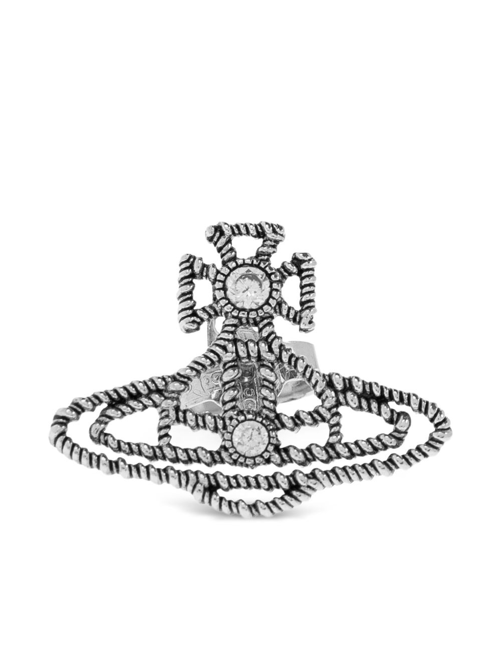 orb crystal-embellished earrings - 4
