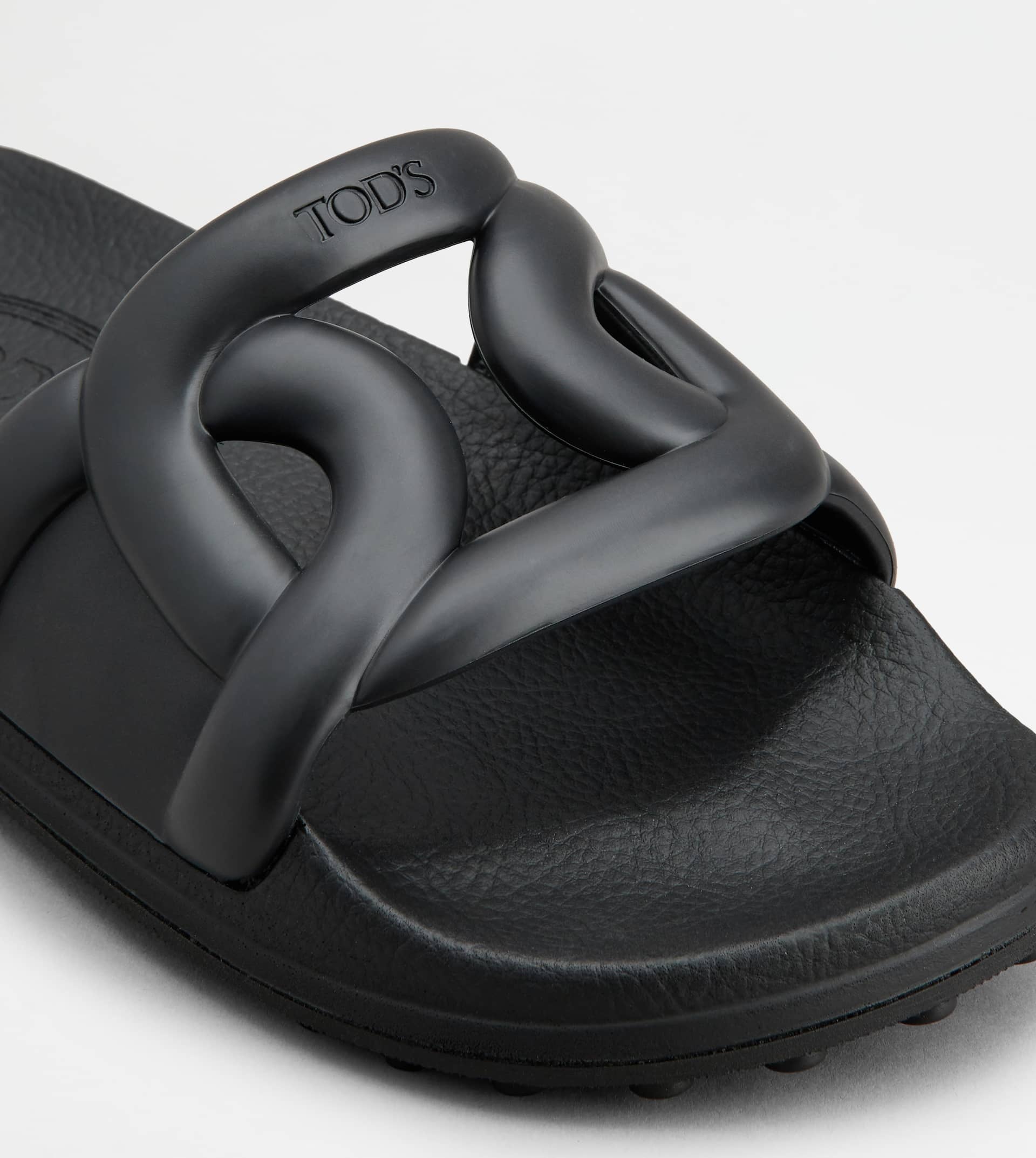 SLIDES IN RUBBER - BLACK - 4