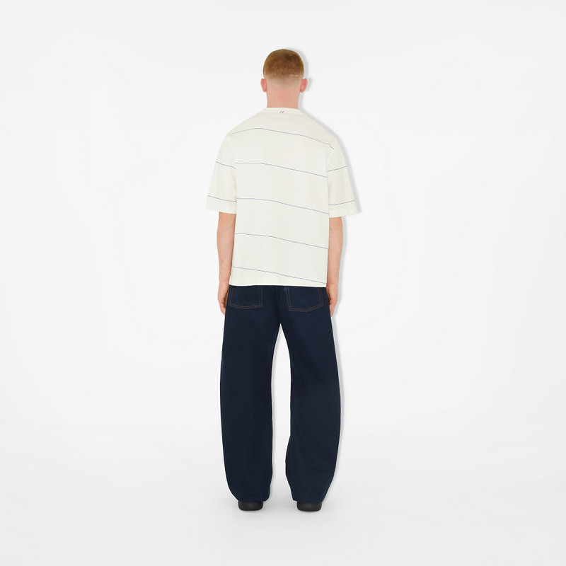 Striped Cotton T-shirt 4