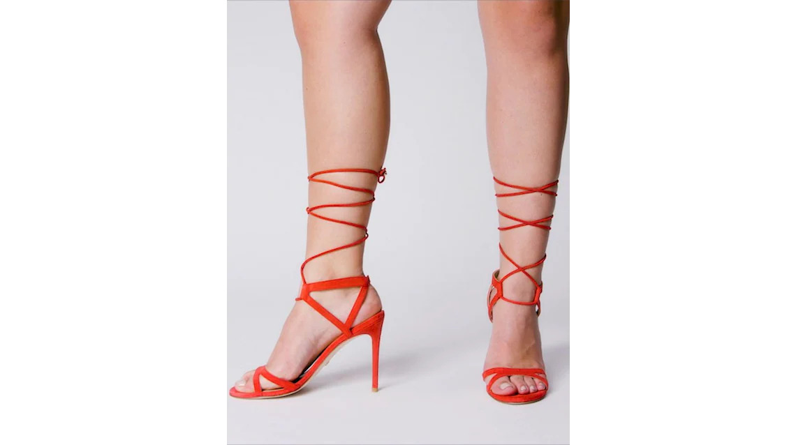 SOIREE 100 LACE-UP SANDAL - 8