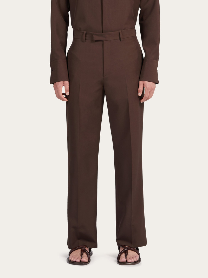 FERRAGAMO Flat front tailored trouser outlook