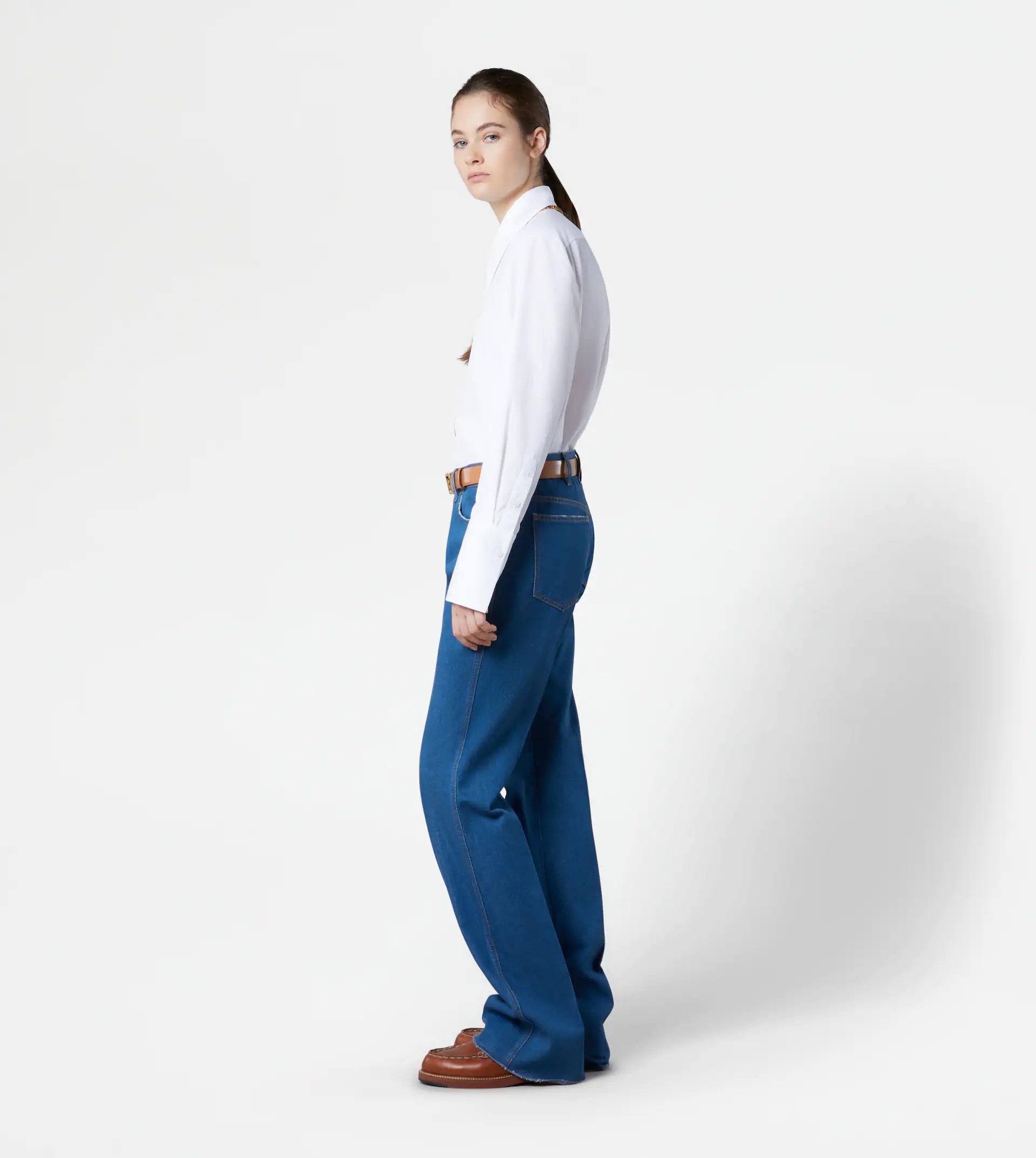5 POCKET JEANS - BLUE - 4