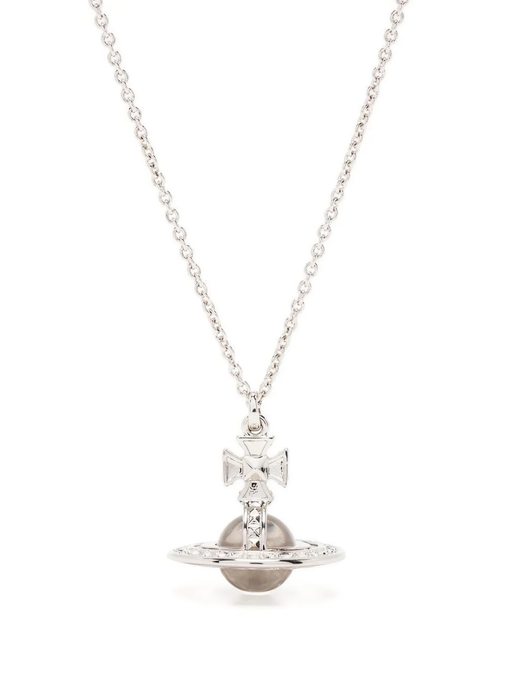 Orb-pendant chain-necklace - 1