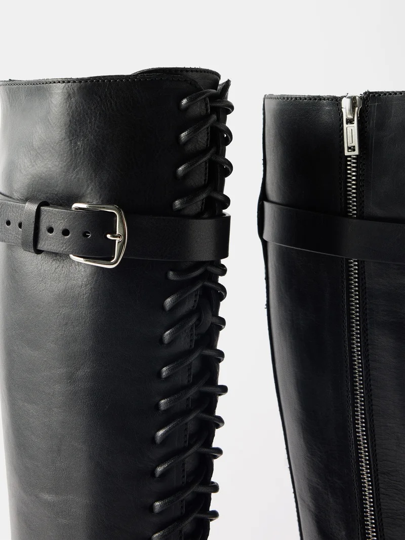 Ann Demeulemeester Lijsbet 50 lace-up leather boots