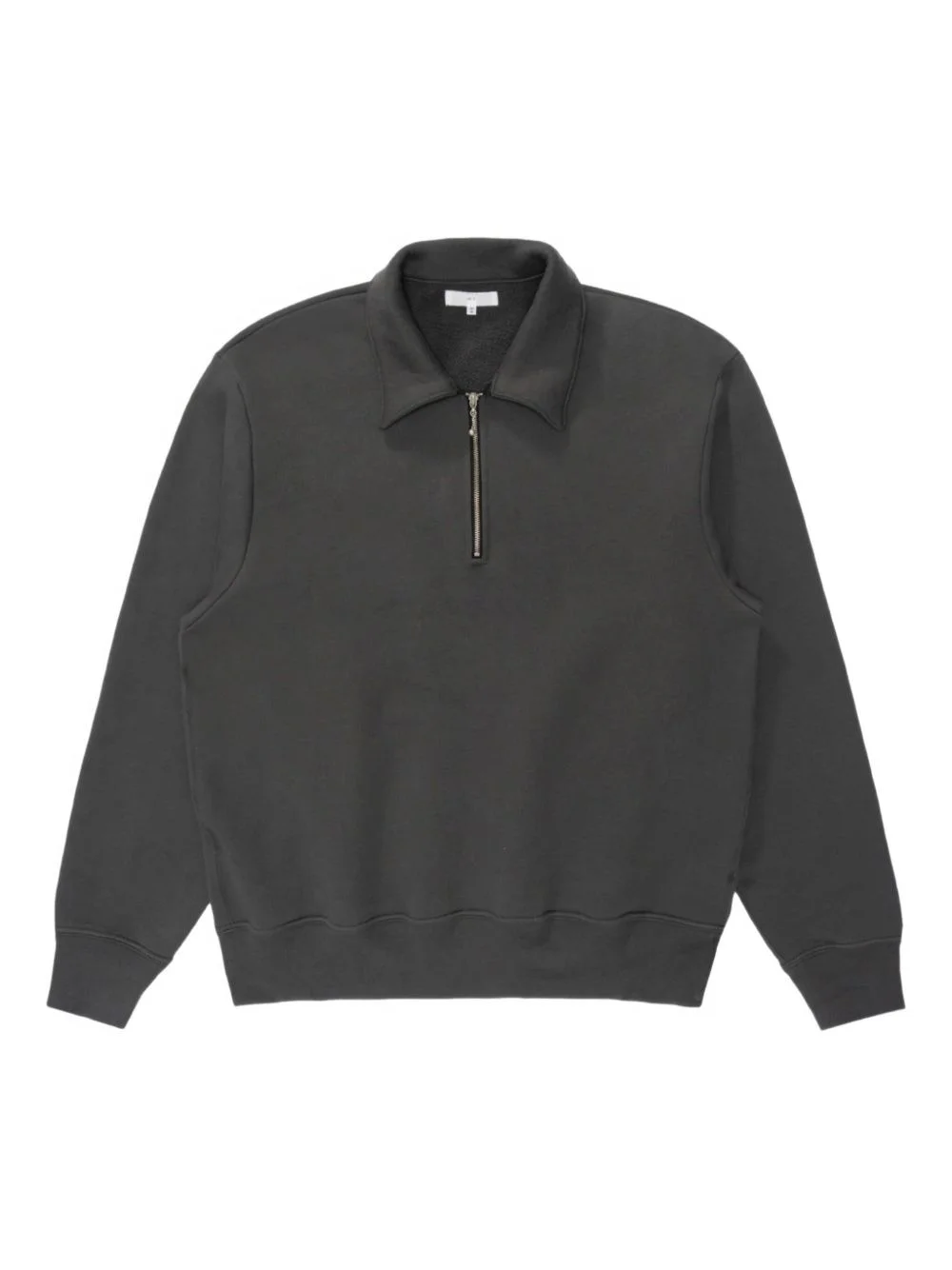 zip cotton sweatshirt - 1