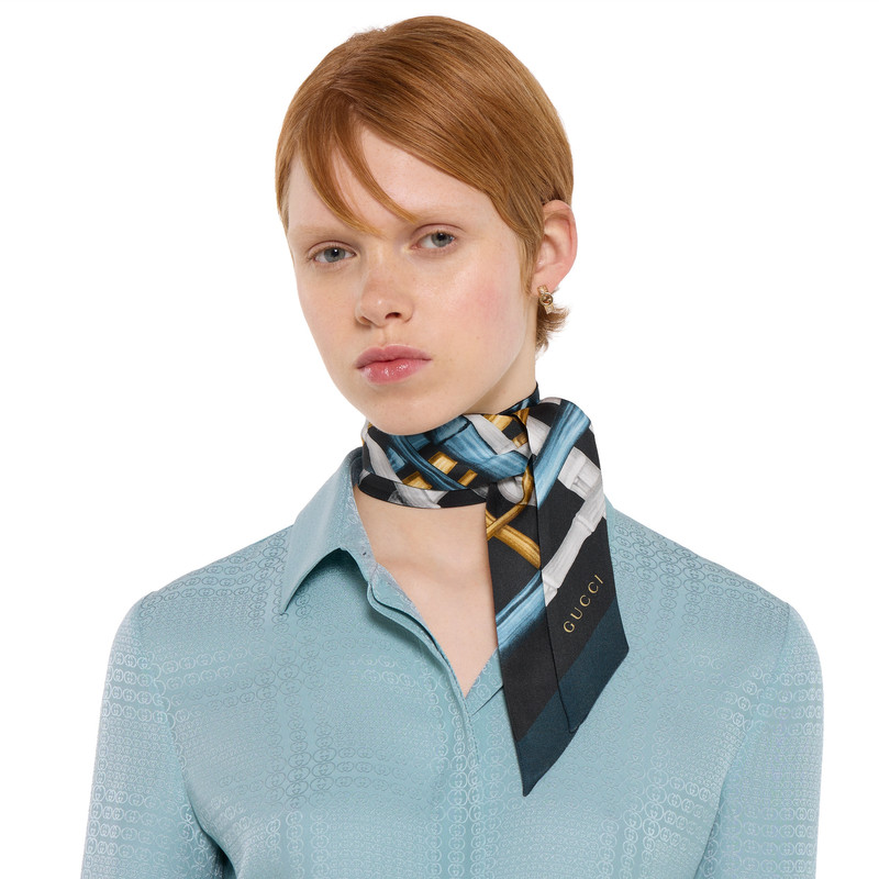 Printed silk twill ribbon 4