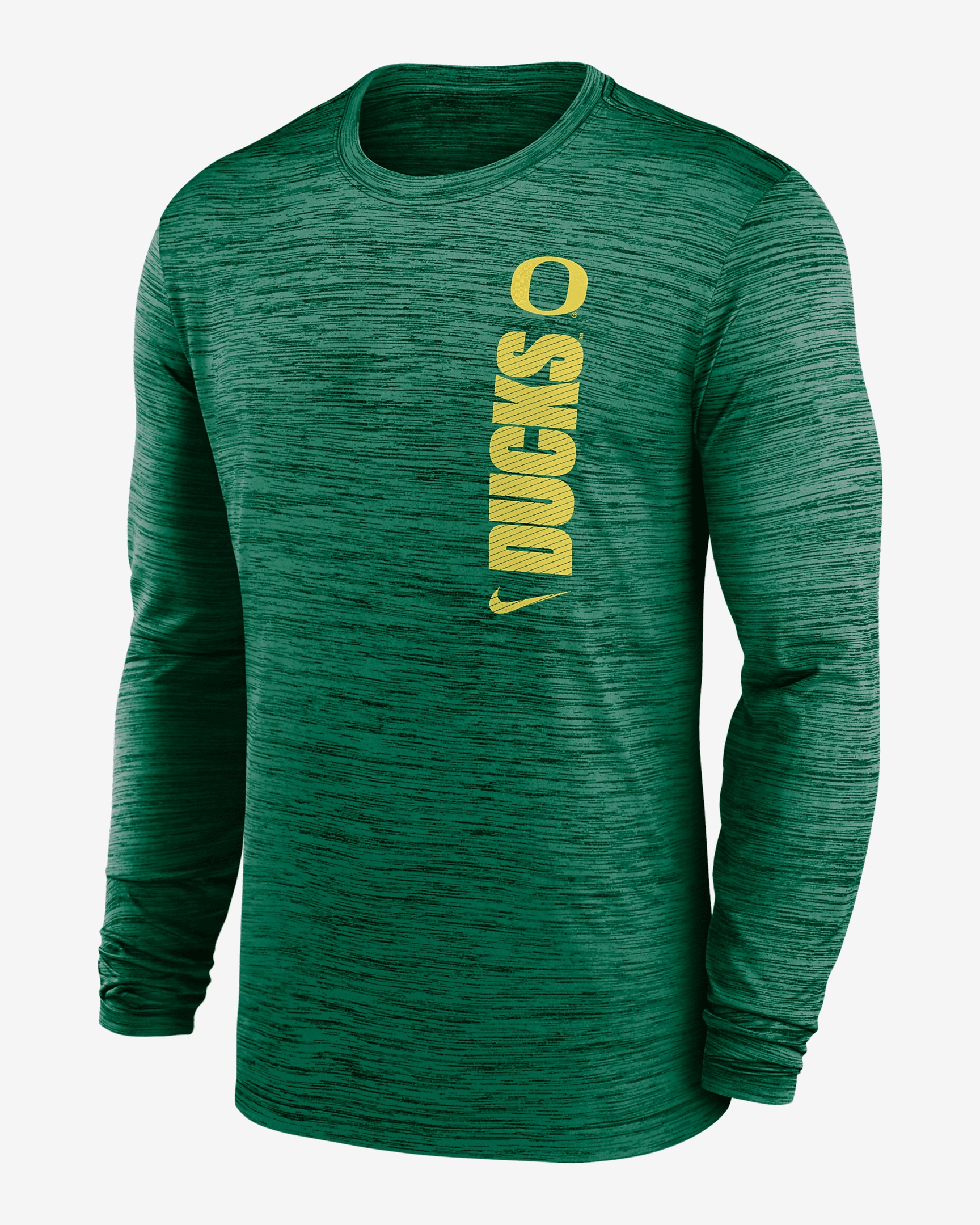 Oregon Ducks Sideline Velocity Nike Men's Dri-FIT College Long-Sleeve T-Shirt - 1