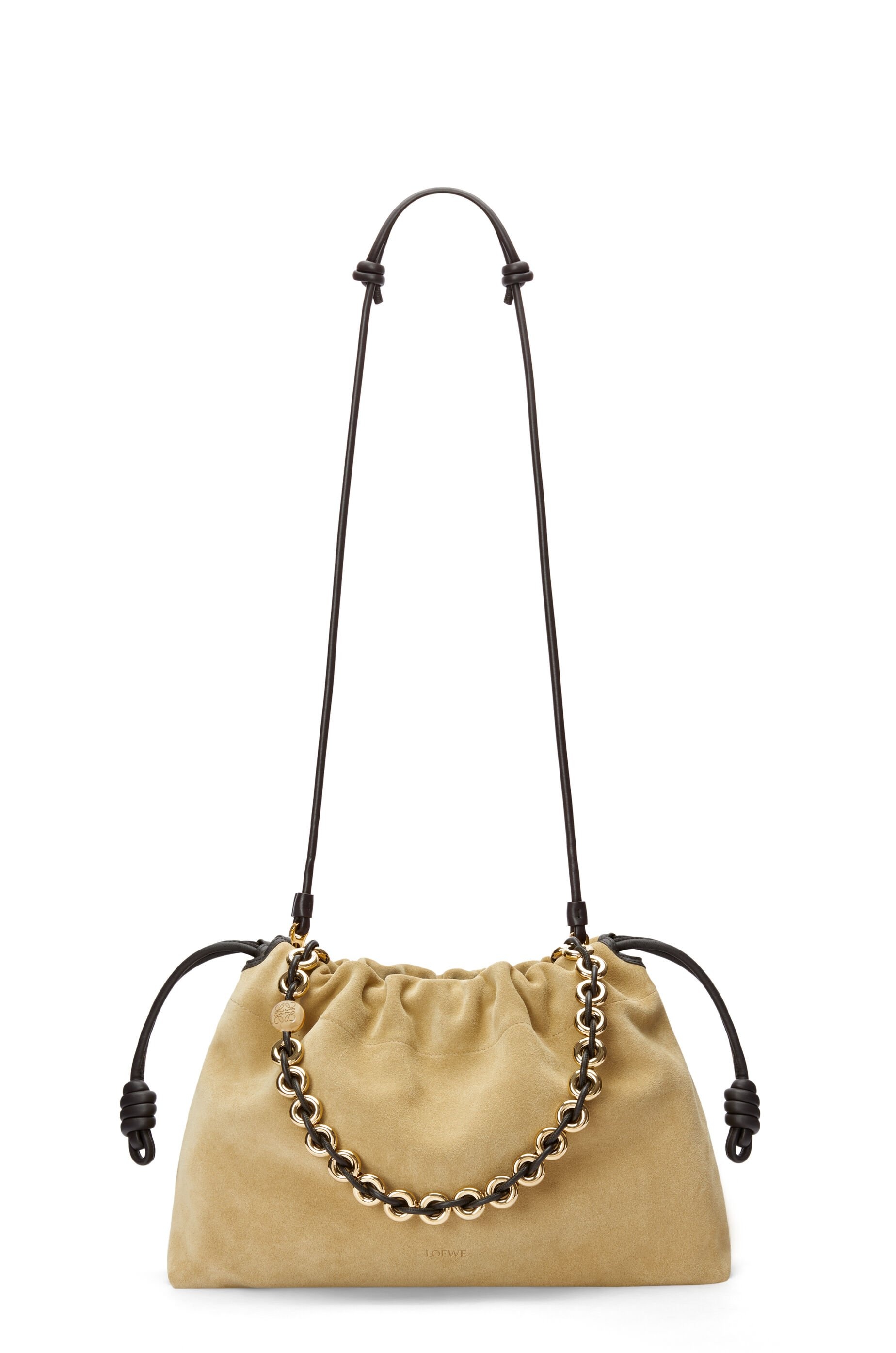 Large Flamenco purse in suede calfskin - 10