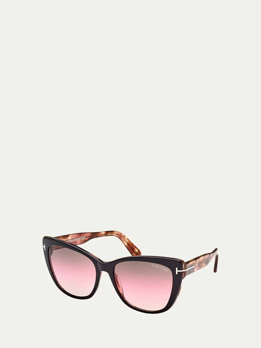 Nora Plastic Cat-Eye Sunglasses - 1